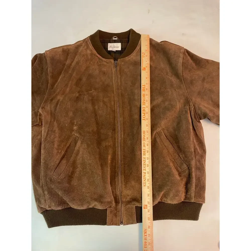 vintage adam Spencer leather jacket 3XL